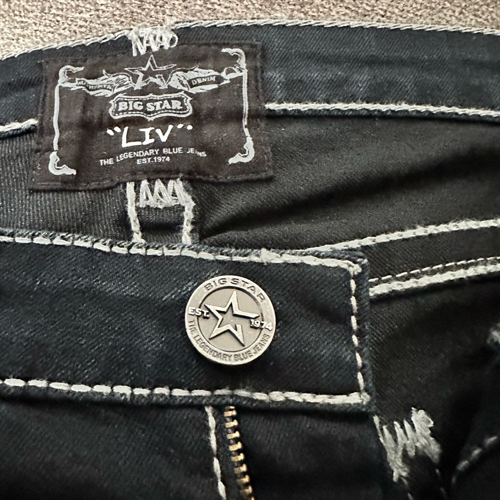 Vintage Collection “Big Star” ❤️ “LIV” Jeans  Size 32R - Picture 8 of 12